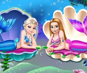 Mermaid Princesses Dress up H