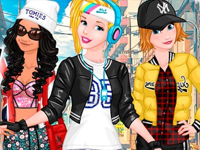 Princesses Sporty  Funky Day