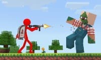 Red Stickman vs Craftmans 2